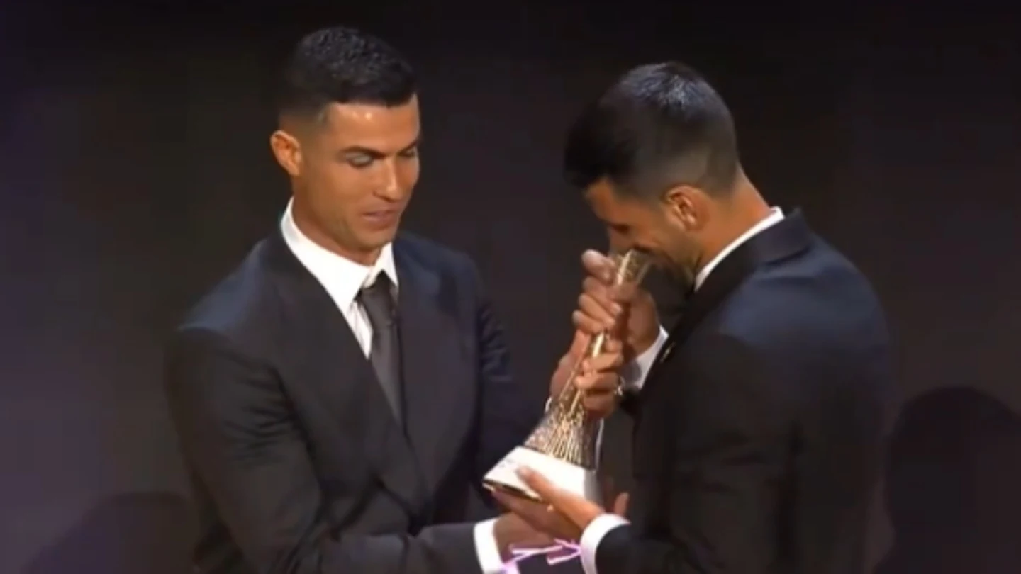 Cristiano Ronaldo y Novak Djokovic Cristiano Ronaldo y Novak Djokovic