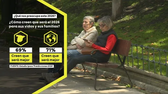 Los españoles, optimistas con 2026. Los españoles, optimistas con 2026.