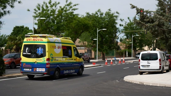 Imagen de archivo de una UVI en Albacete Imagen de archivo de una UVI en Albacete