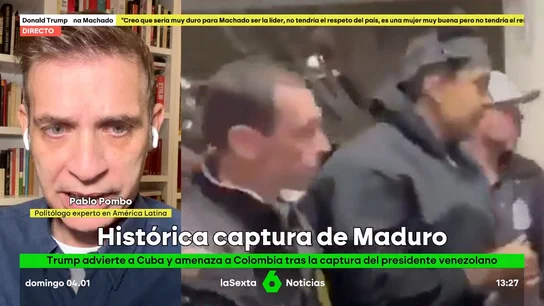 Pablo Pombo analiza la imagen de Trump como constructor: "Ve a Cuba como el nuevo negocio de turismo" Pablo Pombo analiza la imagen de Trump como constructor: "Ve a Cuba como el nuevo negocio de turismo"