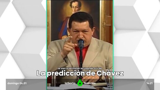 La predicci&oacute;n de Ch&aacute;vez que ha terminado con Maduro preso: "Alguien me dijo 'te van a terminar acusando de narcotraficante"
