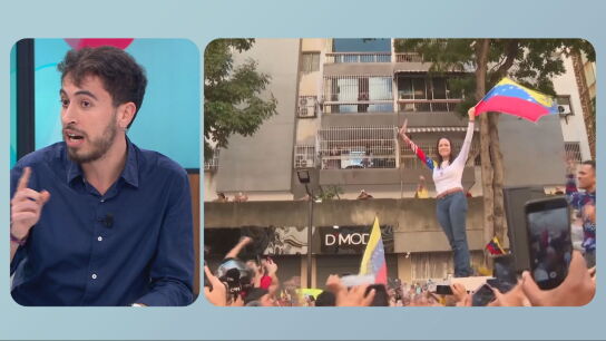 El periodista especializado en Am&eacute;rica Latina N&eacute;stor Prieto, durante una intervenci&oacute;n en M&aacute;s Vale Tarde