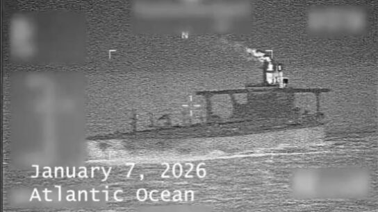 El buque M/T Sophia interceptado por EEUU en el Mar del Caribe. 