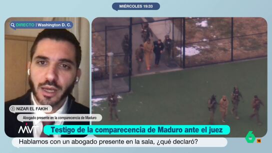 El abogado, que lleva siete a&ntilde;os en EEUU, pudo asistir a la vista que se celebr&oacute; en el tribunal federal de Nueva York. El expresidente venezolano gener&oacute; "un momento de tensi&oacute;n importante" que provoc&oacute; que cambiara su conducta. 