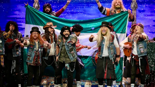 Una imagen de la final del Concurso de Agrupaciones Carnavalescas (COAC) de Cádiz en 2025 Una imagen de la final del Concurso de Agrupaciones Carnavalescas (COAC) de Cádiz en 2025