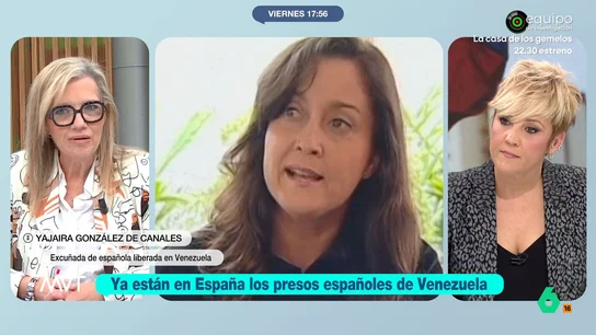 La familiar de una presa española excarcelada de Venezuela: "Ahora toca recuperarse tanto física como psicológicamente" La familiar de una presa española excarcelada de Venezuela: "Ahora toca recuperarse tanto física como psicológicamente"