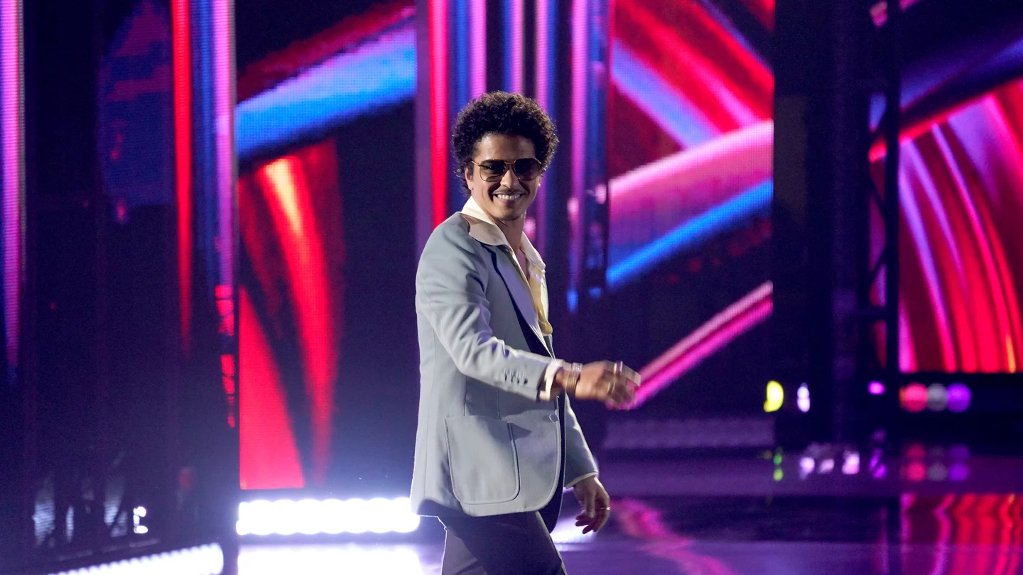 Imagen de archivo de Bruno Mars. Imagen de archivo de Bruno Mars.
