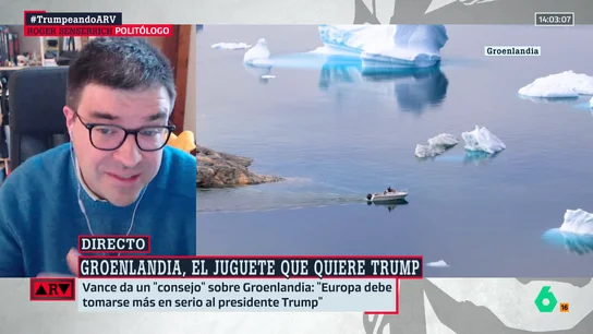 Roger Senserrich, sobre la posible intervención de EEUU en Groenlandia: "La UE debería prepararse para ello" Roger Senserrich, sobre la posible intervención de EEUU en Groenlandia: "La UE debería prepararse para ello"
