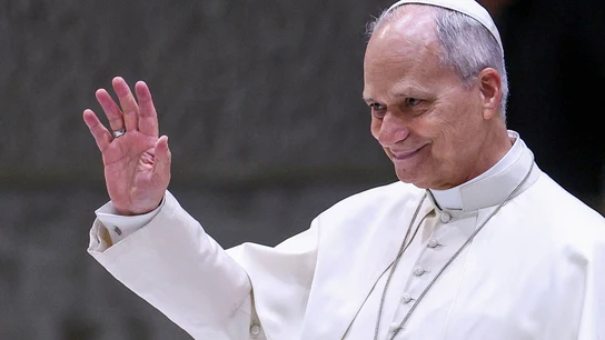 El papa León XIV. El papa León XIV.