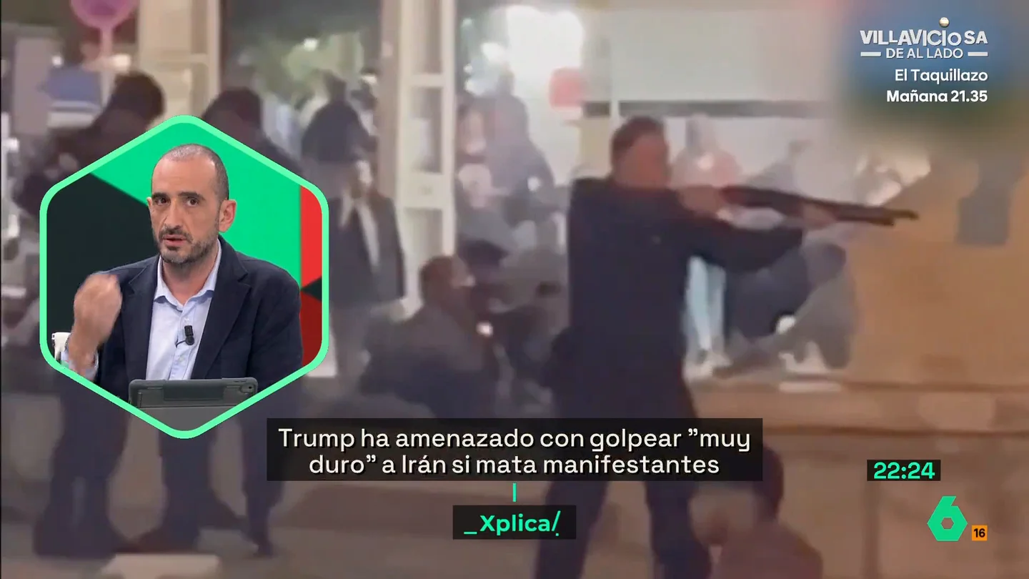 Saavedra cuestiona una posible intervención de EEUU en Irán: "No sé qué puede hacer Trump, bombardear solo añadiría leña al fuego" Saavedra cuestiona una posible intervención de EEUU en Irán: "No sé qué puede hacer Trump, bombardear solo añadiría leña al fuego"