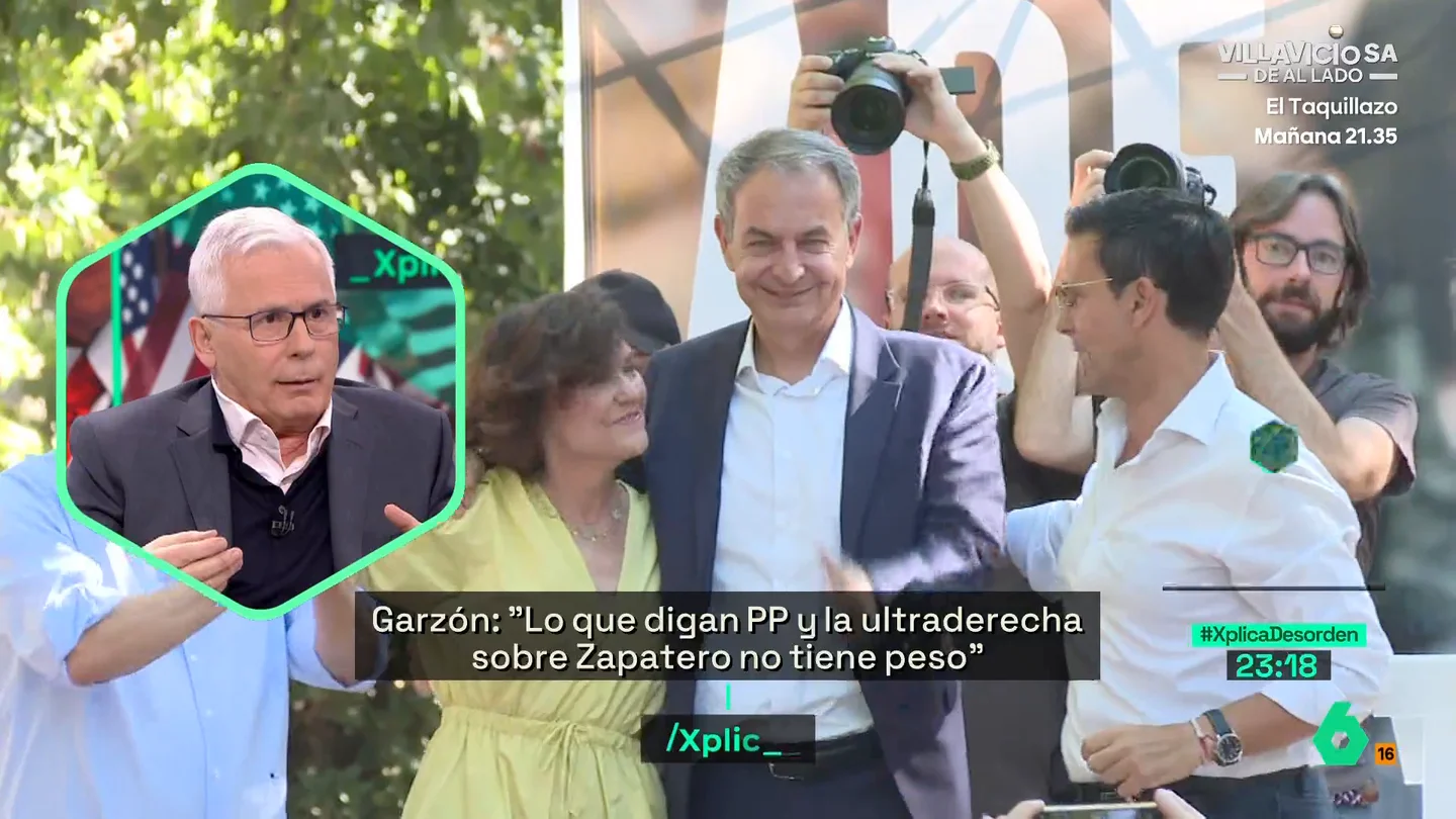 Baltasar Garzón, sobre la mediación de Zapatero en la liberación de presos en Venezuela: "Desde hace años su labor ha sido muy meritoria en casos humanitarios" Baltasar Garzón, sobre la mediación de Zapatero en la liberación de presos en Venezuela: "Desde hace años su labor ha sido muy meritoria en casos humanitarios"