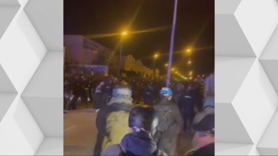 Cargas policiales en Sentmenan