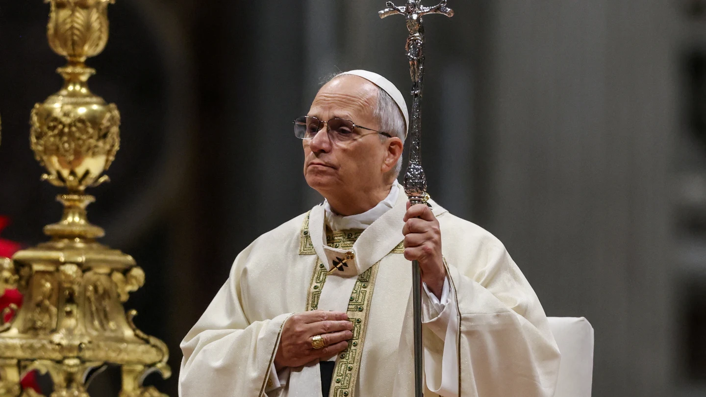 El papa León XIV. El papa León XIV.