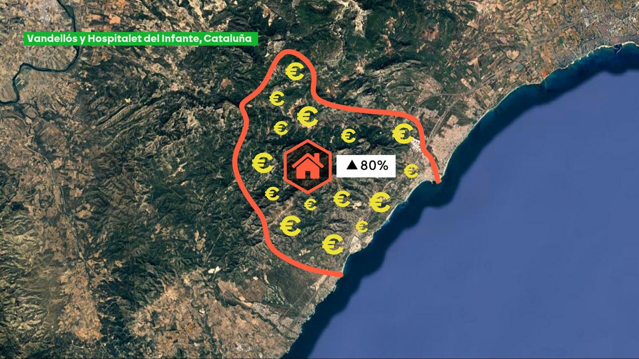 Metro cuadrado a precio de oro: Vandellós y Hospitalet del Infante, la localidad en la que el precio de la vivienda ha subido un 80% en un año