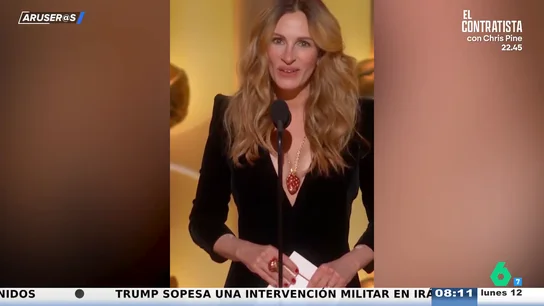 Julia Roberts en los Globos de Oro 2026 Globos de Oro 2