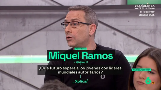 Miquel Ramos advierte de que "la democracia está en riesgo": "Hay dictadores que han ganado elecciones" Miquel Ramos advierte de que "la democracia está en riesgo": "Hay dictadores que han ganado elecciones"