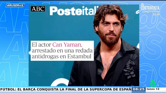 Alfonso Arús, tras la detención del actor turco Can Yaman por posesión de drogas: "Se os ha caído un mito" Alfonso Arús, tras la detención del actor turco Can Yaman por posesión de drogas: "Se os ha caído un mito"