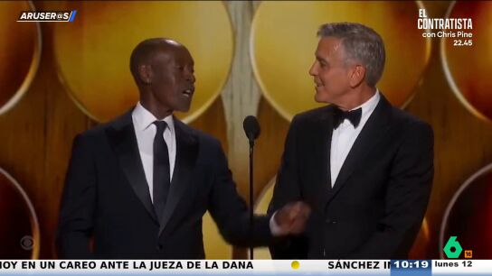 El dardo de Don Cheadle a George Clooney en los Globos de Oro: "La &uacute;ltima vez que ganaste Timoth&eacute;e Chalamet ten&iacute;a 3 a&ntilde;os"