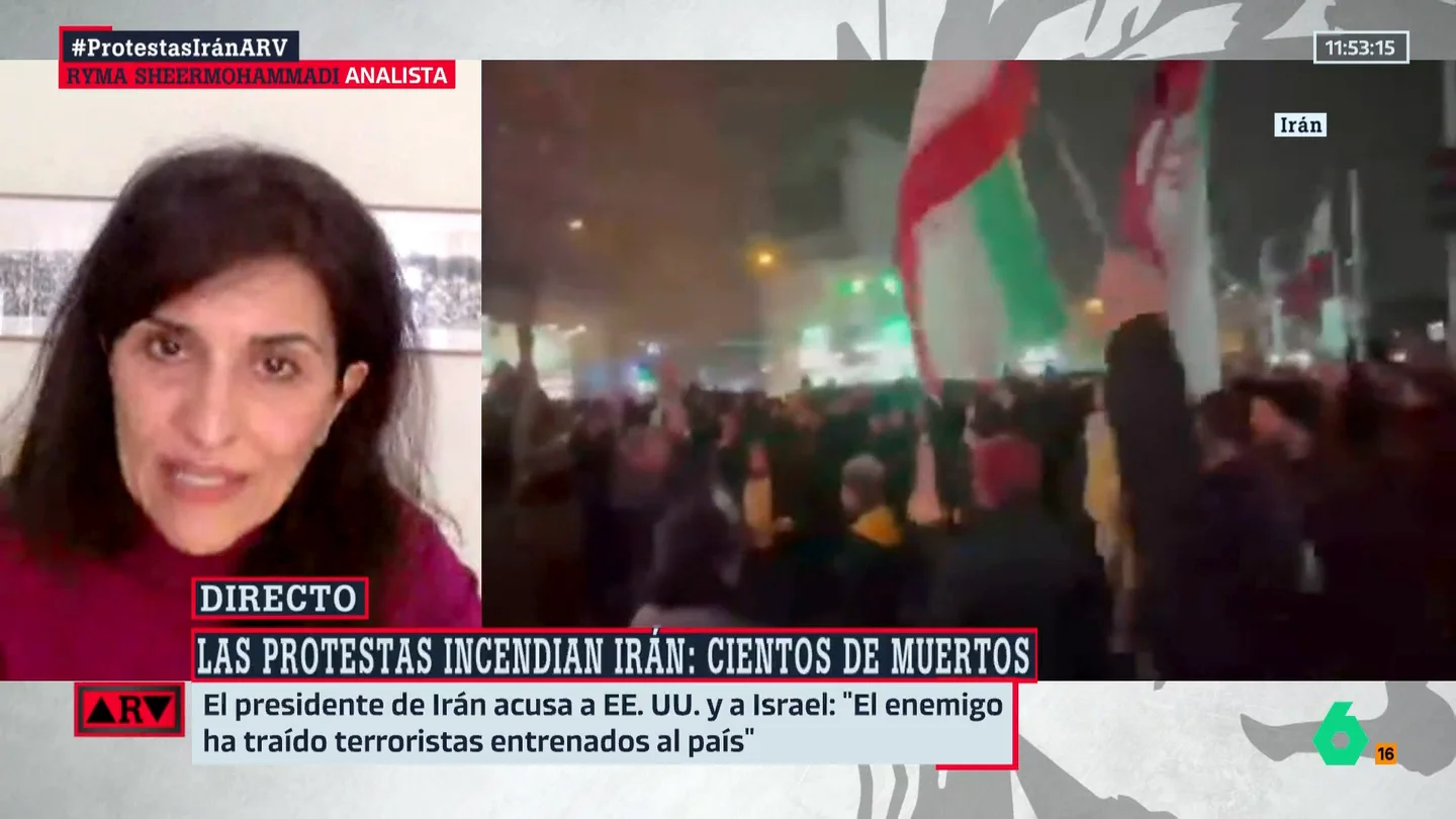 Ryma Sheermohammadi, de las protestas en Irán: "La gente sale a la calle porque ha visto la firmeza de las mujeres retando al régimen" Ryma Sheermohammadi, de las protestas en Irán: "La gente sale a la calle porque ha visto la firmeza de las mujeres retando al régimen"