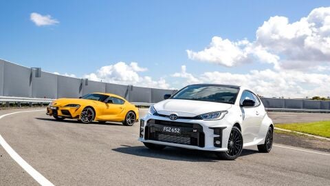 Toyota Yaris y Toyota Supra