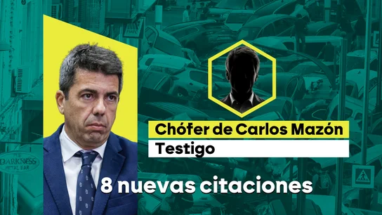 La jueza de la DANA cita al chófer de Mazón junto a otros altos cargos del equipo del expresident La jueza de la DANA cita al chófer de Mazón junto a otros altos cargos del equipo del expresident