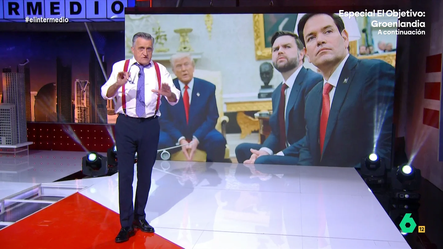 Wyoming advierte que Trump se está cargando la OTAN: "Más que un aliado, se ha convertido en un enemigo" El presentador de El Intermedio reflexiona en este vídeo sobre si es necesario un debate para valorar abandonar la OTAN. "¿Y si se ha estropeado ya la OTAN?", se pregunta Wyoming.