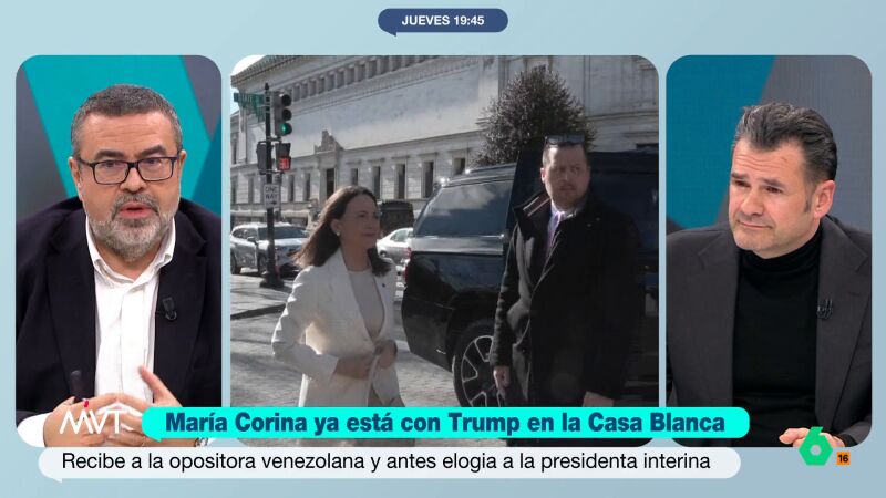 Pedro Rodr&iacute;guez, sobre el juego a dos bandas de Trump con Machado y Delcy: "Ha convertido la pol&iacute;tica de Venezuela en First Dates"