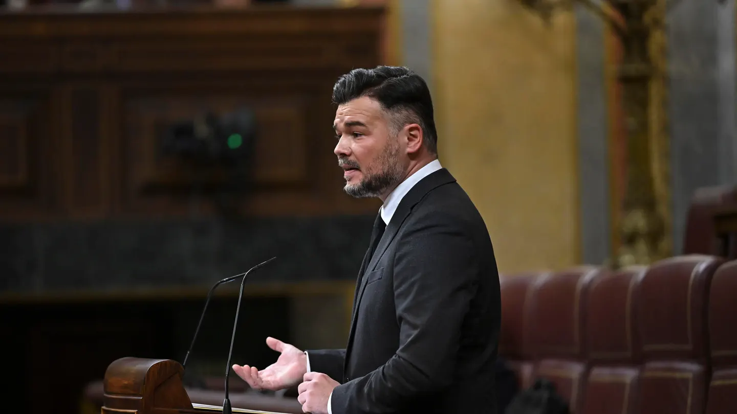 Gabriel Rufián, en el Congreso Gabriel Rufián, en el Congreso