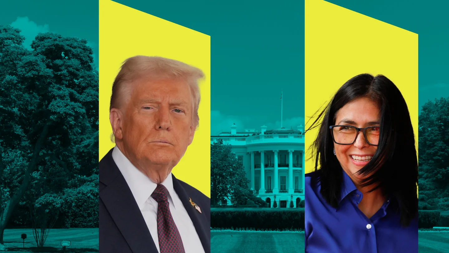 Delcy Rodríguez abre la puerta a encontrarse con Trump en Washington mientras critica a EEUU por limitar la exportación de petróleo Delcy Rodríguez abre la puerta a encontrarse con Trump en Washington mientras critica a EEUU por limitar la exportación de petróleo