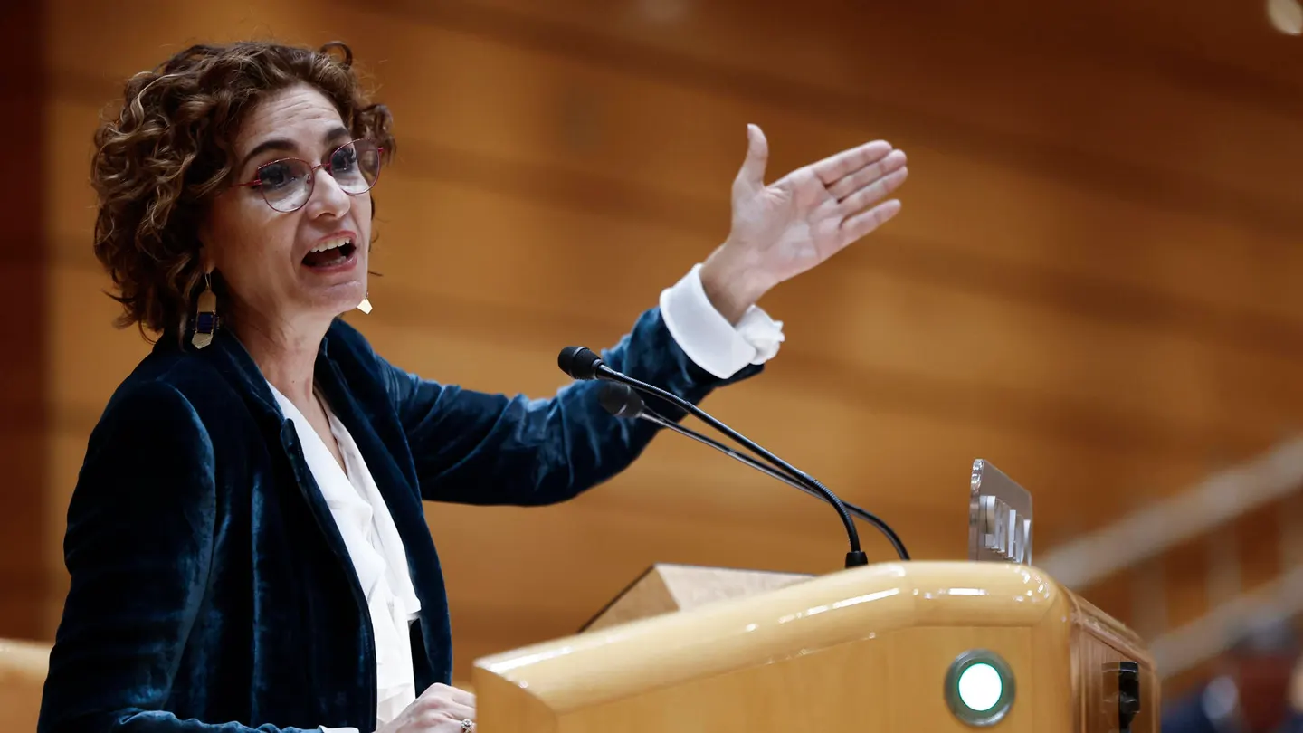 María Jesús Montero, en el Senado María Jesús Montero, en el Senado