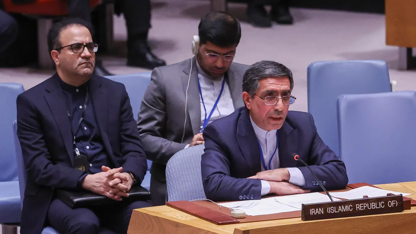 El representante de Irán en la ONU El representante de Irán en la ONU