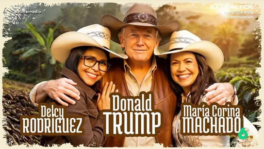 Wyoming reacciona al 'culebrón venezolano' de Trump, Delcy y María Corina Machado: "El drama está en el pueblo de Venezuela" Wyoming analiza en este vídeo el 'triángulo' formado por Trump, Delcy Rodríguez y María Corina Machado por el Gobierno de Venezuela: "La historia de dos mujeres enfrentadas por un mismo hombre todopoderoso, magnético y naranja".