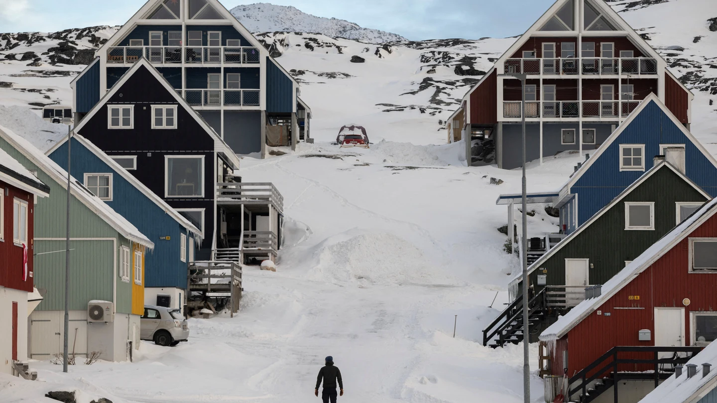 Imagen de Nuuk, capital de Groenlandia Imagen de Nuuk, capital de Groenlandia