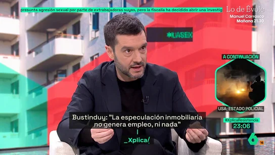 Bustinduy, en laSexta Xplica Bustinduy, en laSexta Xplica