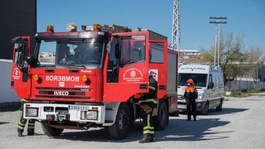 Cami&oacute;n de Bomberos del servicio de Andaluc&iacute;a.