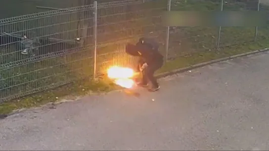 Imagen de uno de los saboteadores detenidos en Lituania Imagen de uno de los saboteadores detenidos en Lituania