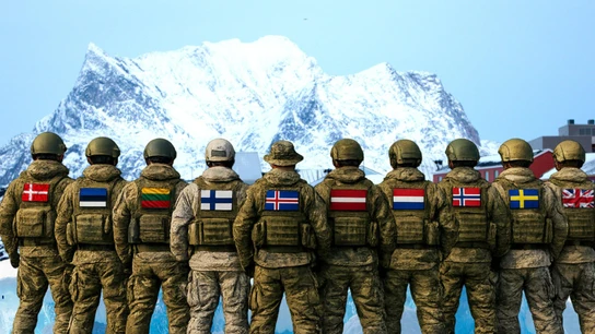 Soldados de diferentes países europeos se han trasladado a Groenlandia. Soldados de diferentes países europeos se han trasladado a Groenlandia.