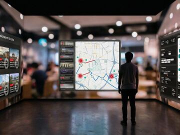 Cubo inmersivo de Cicerone, IA de iUrban.