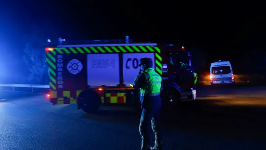 El operativo de Emergencias desplegado en Adamuz El operativo de Emergencias desplegado en Adamuz