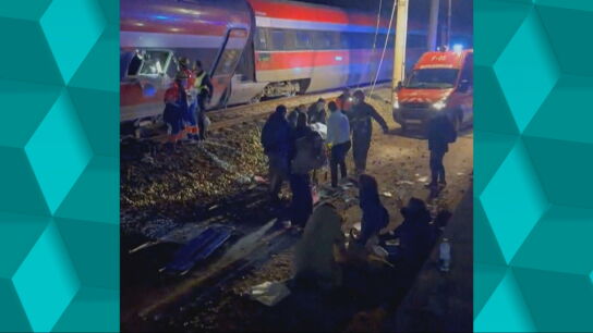 Tren descarrilado en Adamuz