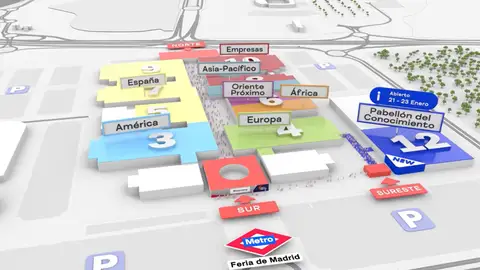 Mapa de FITUR 2026 Mapa de FITUR 2026