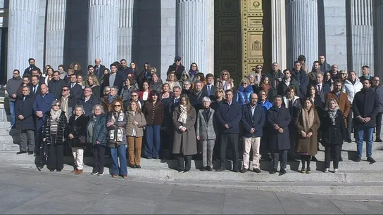 Minuto de silencio en el Congreso en memoria de las victimas del accidente de Adamuz Minuto de silencio en el Congreso en memoria de las victimas del accidente de Adamuz