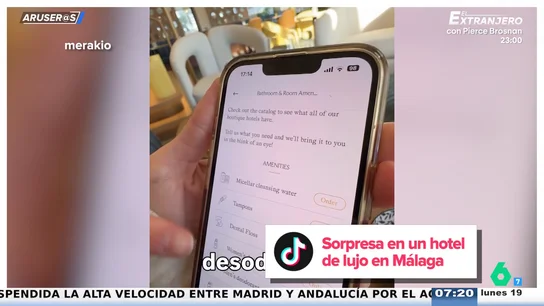 Una pareja alucina con la sorprendente lista gratuita de productos básicos de su hotel de Málaga Una pareja alucina con la sorprendente lista gratuita de productos básicos de su hotel de Málaga