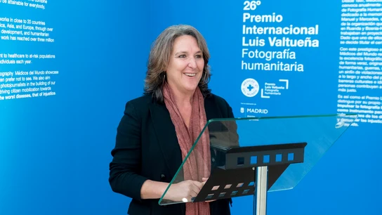 La fotógrafa María Clauss, ganadora del premio internacional de Fotografía Humanitaria Luis Valtueña en 2023 La fotógrafa María Clauss, ganadora del premio internacional de Fotografía Humanitaria Luis Valtueña en 2023