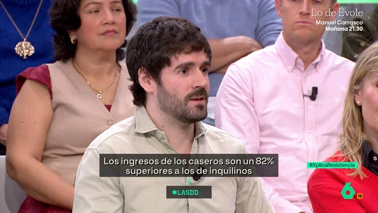 Rubén, propietario: "A mí no importa que me pague un inquilino 100 euros más o menos, sino que me pague; quiero seguridad jurídica" Rubén, propietario: "A mí no importa que me pague un inquilino 100 euros más o menos, sino que me pague; quiero seguridad jurídica"