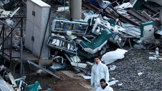 Imagen del accidente ferroviario de Adamuz (C&oacute;rdoba)