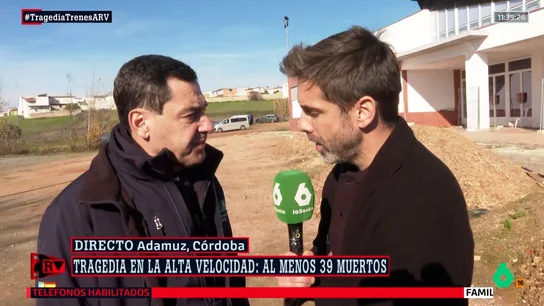 El presidente de la Junta de Andalucía, Juanma Moreno, en laSexta El presidente de la Junta de Andalucía, Juanma Moreno, en laSexta