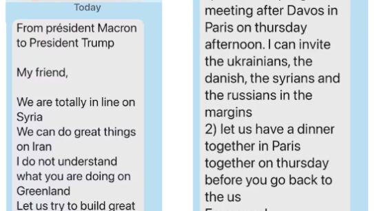 Trump filtra el reproche de Macron por sus planes imperialistas: "No entiendo qué estás haciendo con Groenlandia"