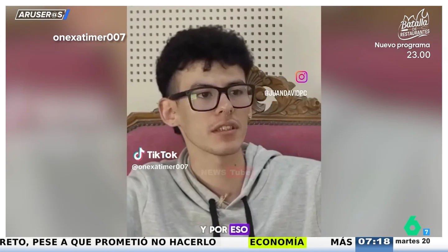 Un concursante de un reality se niega a trabajar: "Yo nací sin mi consentimiento y por eso mis papás están obligados a mantenerme" Un concursante de un reality se niega a trabajar: "Yo nací sin mi consentimiento y por eso mis papás están obligados a mantenerme"