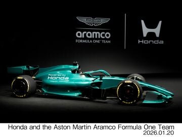 Aston Martin con el nuevo logo de Honda
